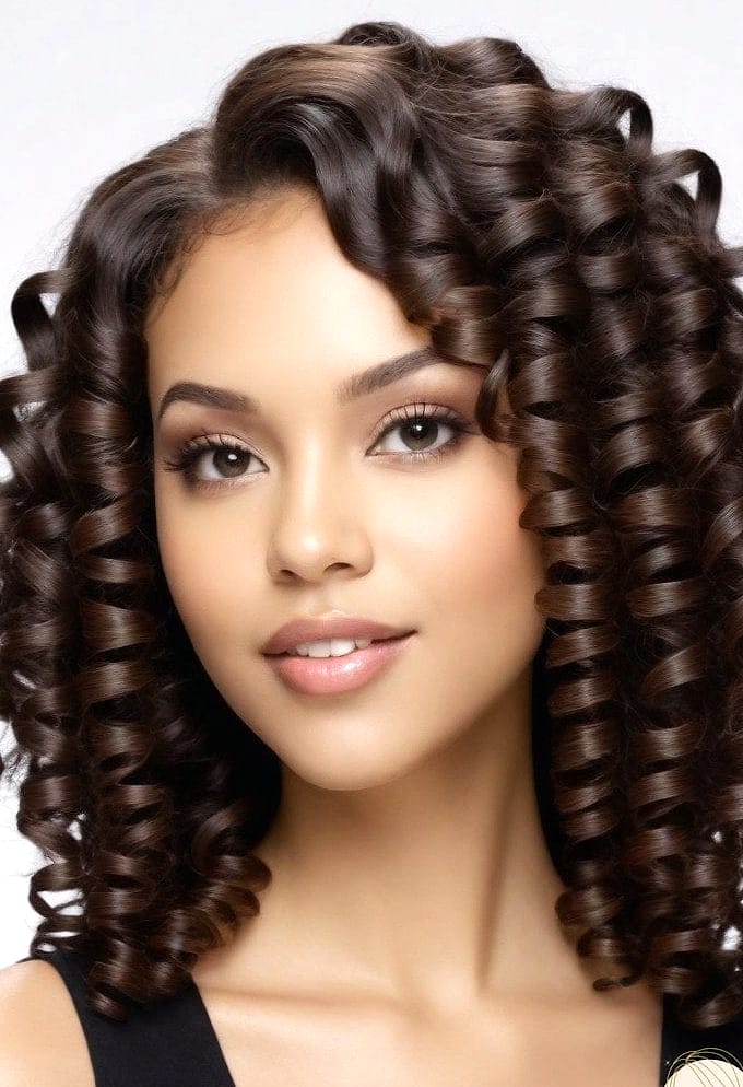 Spiral Curls on a Short Shag