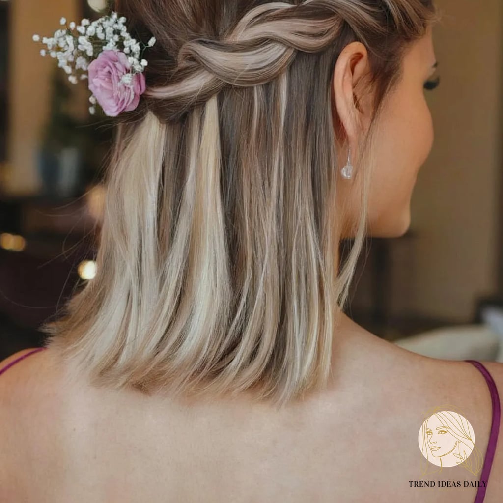 22 Easy Prom Hairstyles For Short Hair You'll Want to Re-Create Immediately 5 Splendid Blonde Smooth Bob