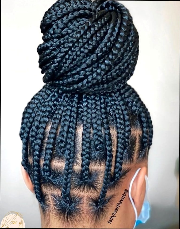 27 Stunning Braid Hairstyles Short Hair Worth Bookmarking Today 13 Stunning Knotless Braids with Beads Ideas for Black Women