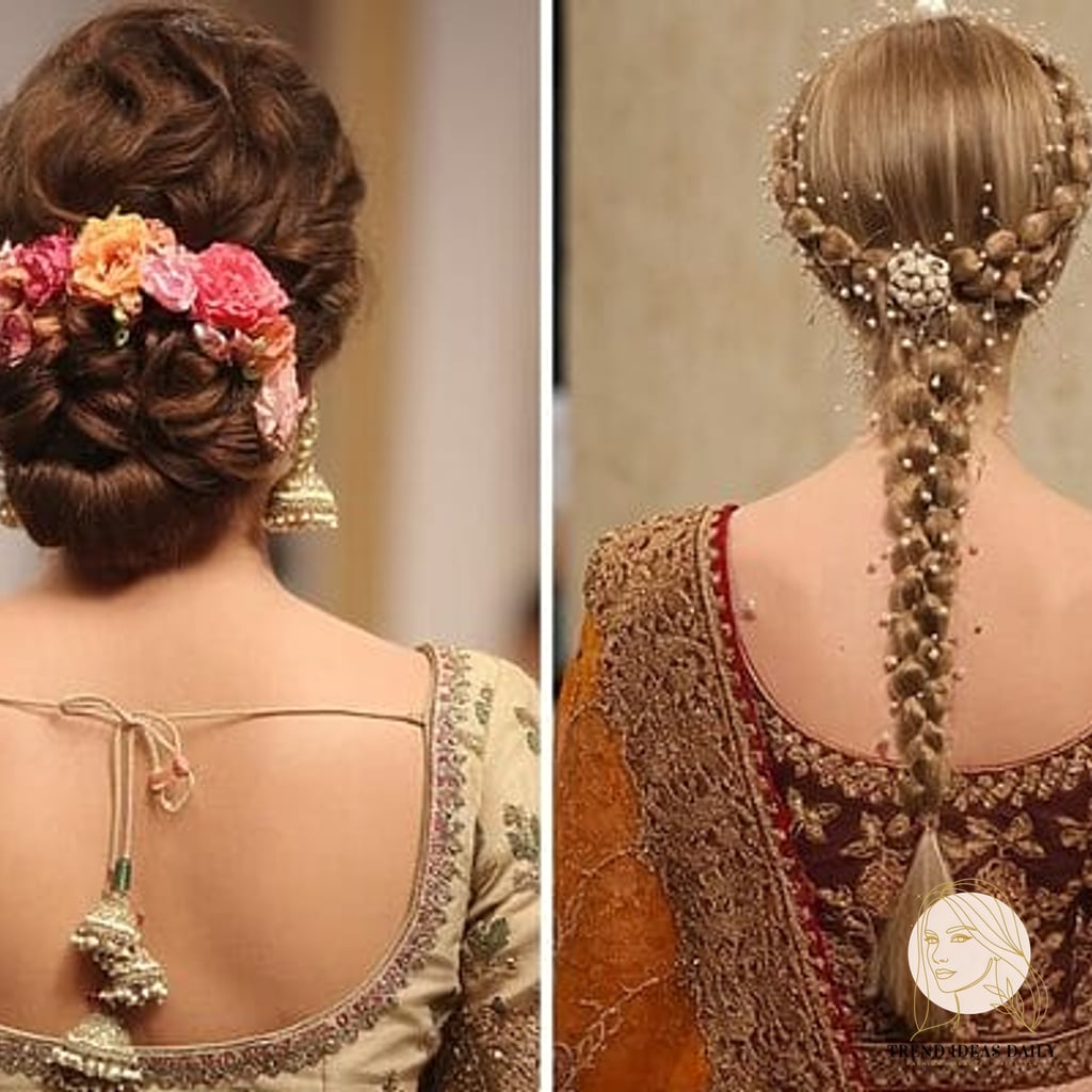 20 Half Pony Hairstyles For Short Hair That Are Actually Easy to DIY 8 Stunning Lehenga Hairstyles