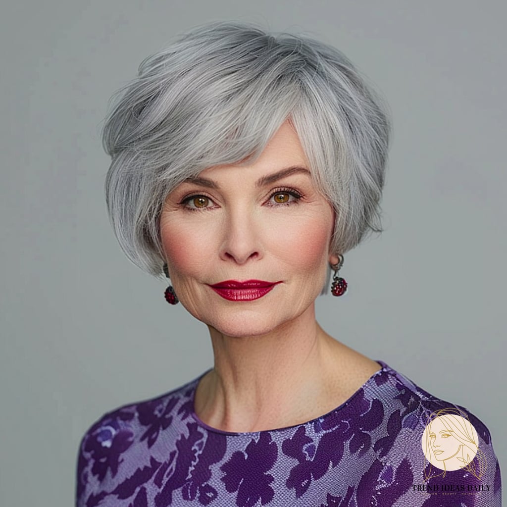 27 Cute Hairstyles For Short Straight Hair to Transform Your Look Instantly 3 Stylish Short Bob with Bangs Ideas for Older Women in 2026