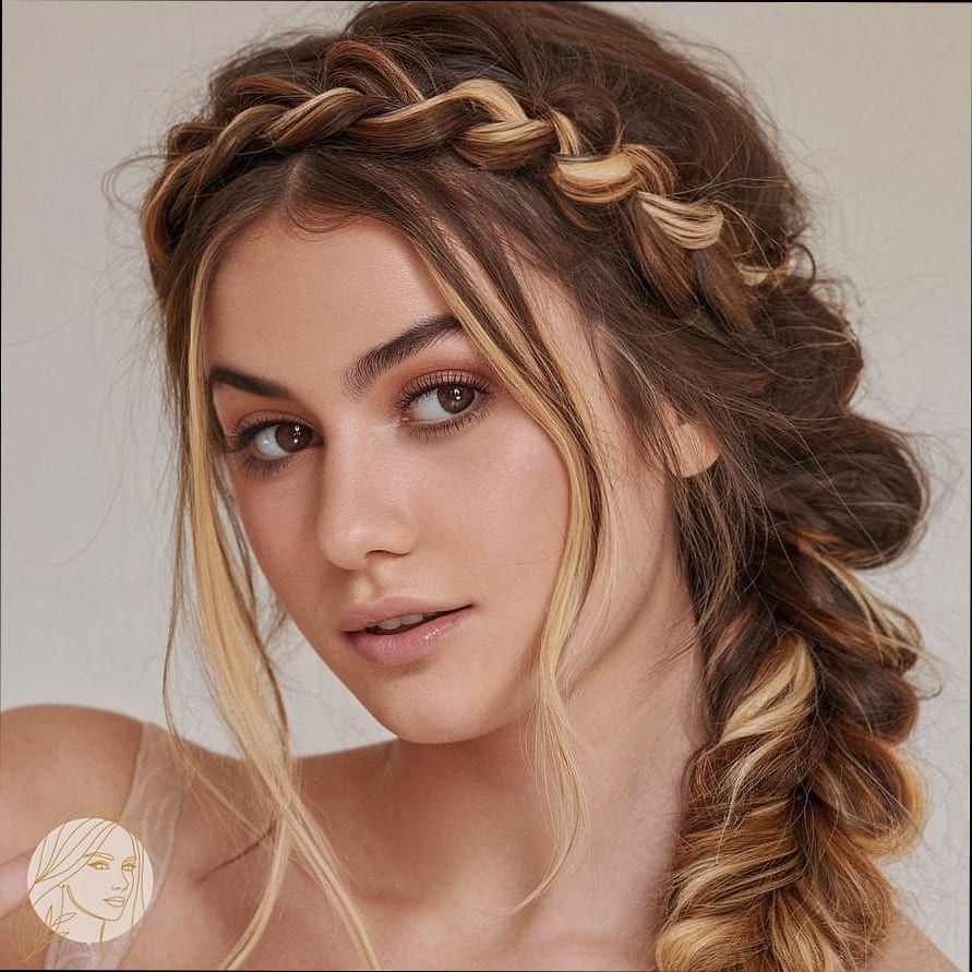20 Stunning Braid Short Hairstyles Worth Bookmarking Today 20 The Sun-Kissed Pixie with Auburn Glow