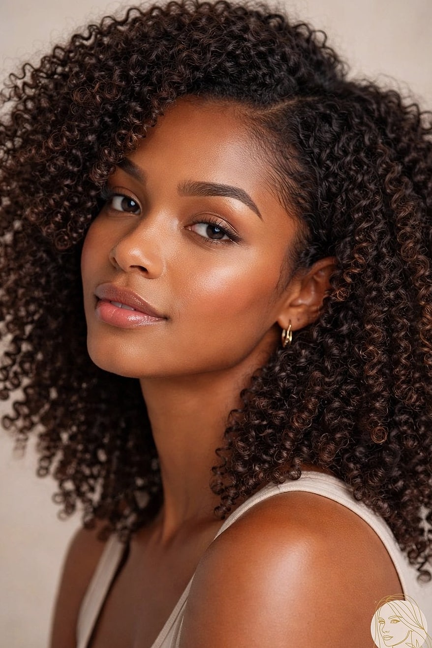 10 Natural Hairstyles For Short Hair 4C to Show Your Stylist ASAP 10 Textured Natural Curls