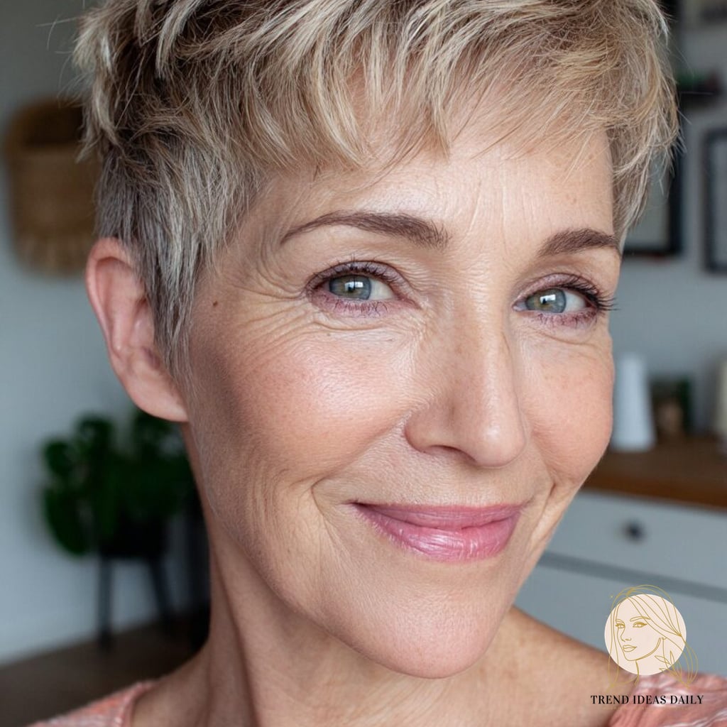 25 Pretty Hairstyles For Medium Hair for When You Need a Fresh Change 4 Time Has Proven That These Short Shaggy Pixie Haircuts Flatter Mature Faces