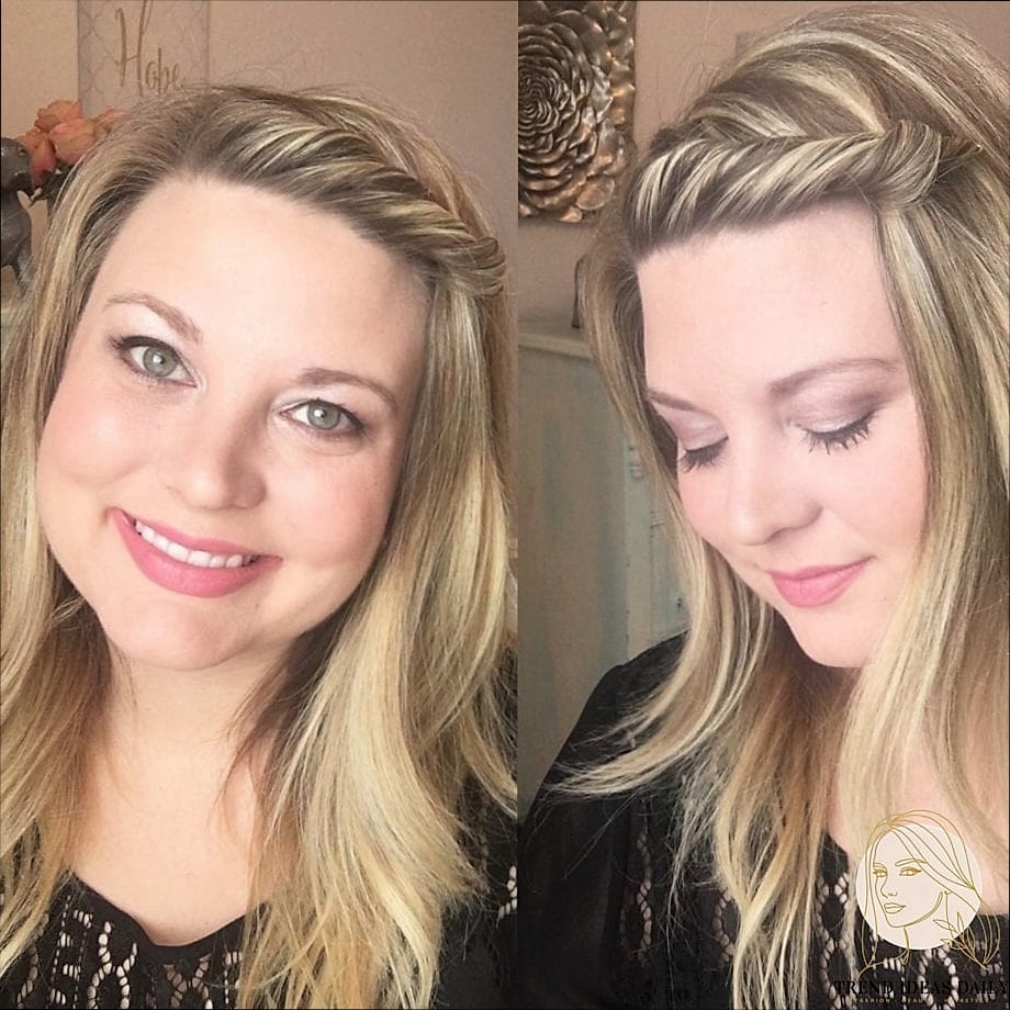 30 Quick And Easy Hairstyles For Short Hair That Are Actually Easy to DIY 9 Twisted Front Pins