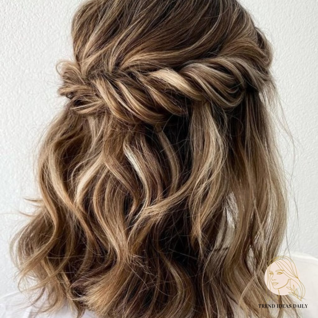 Twisted Half-Updo