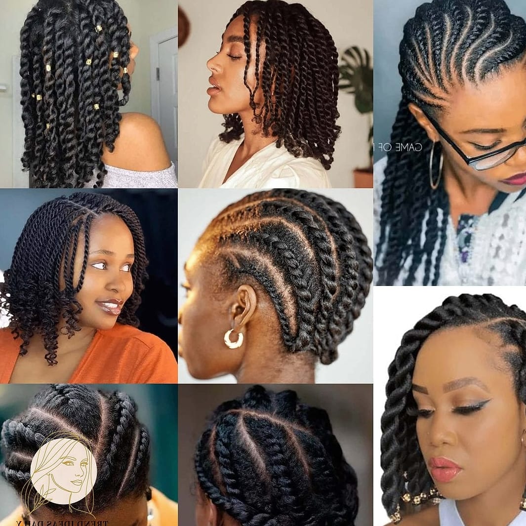 30 Quick And Easy Hairstyles For Short Hair That Are Actually Easy to DIY 23 Twist-Out Curls