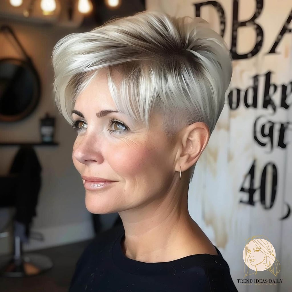 19 Cute Hair Colors For Short Hair for When You Need a Fresh Change 4 Undercut Pixie