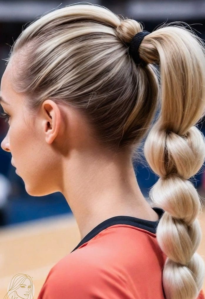 11 Easy Ponytail Hairstyles Medium We're Obsessed With Right Now 10 Volleyball Ponytail Hairstyles