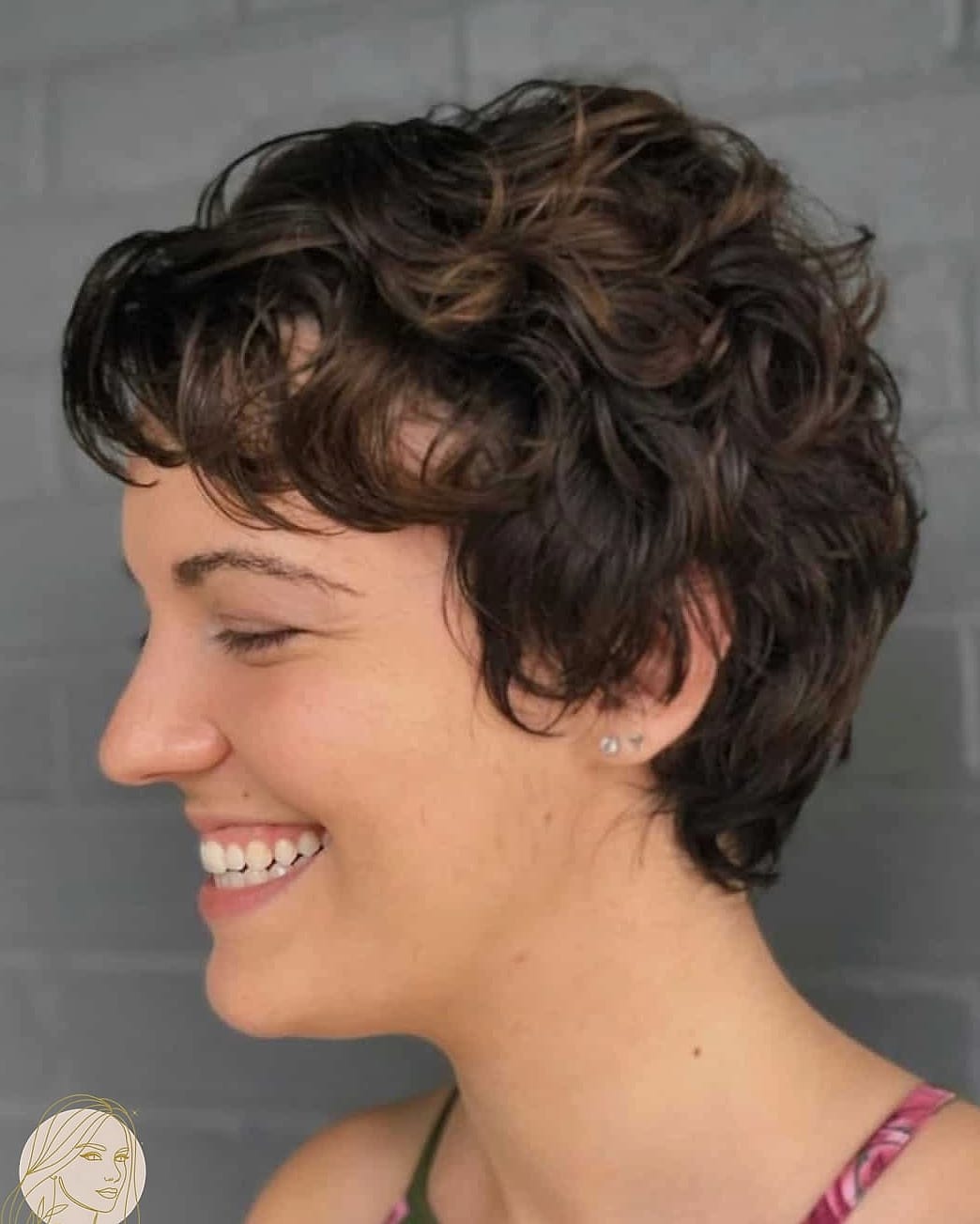 Wavy Pixie Cut