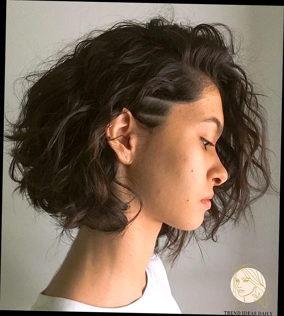 Wavy Undercut Bob
