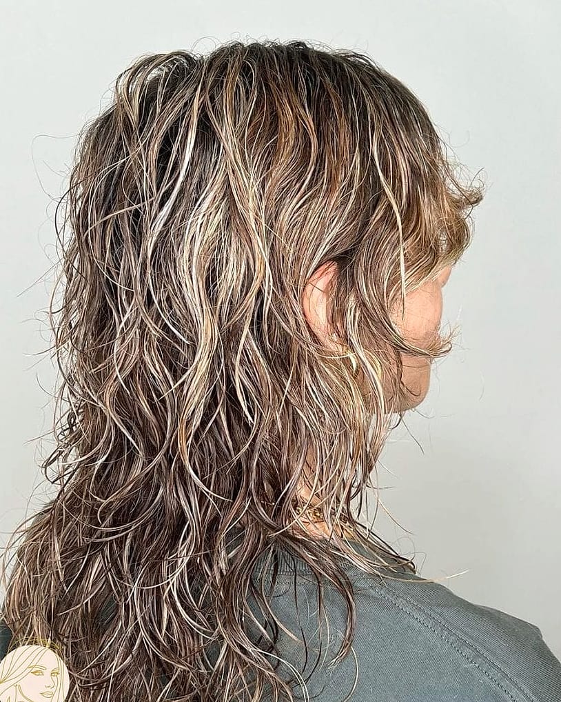 Wolf Cut with Waves